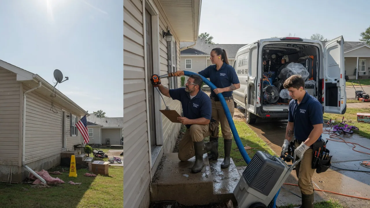 Ceiling Water Damage Restoration in Hillsboro, MO near me